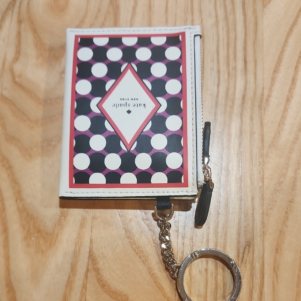 Kate Spade Polka Dot Card Holder